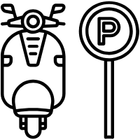Motorcycle Parking icon