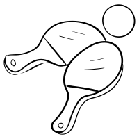 Table Tennis Equipment icon
